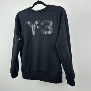 Y-3 Yohji Yamamoto Dead Stock CL Classic Logo Black Sweatshirt S S13583